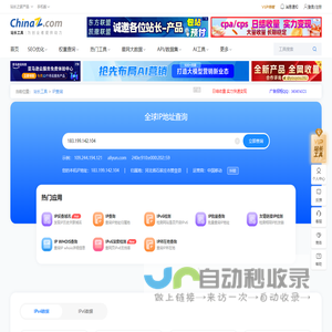 IP地址查询 - 站长工具